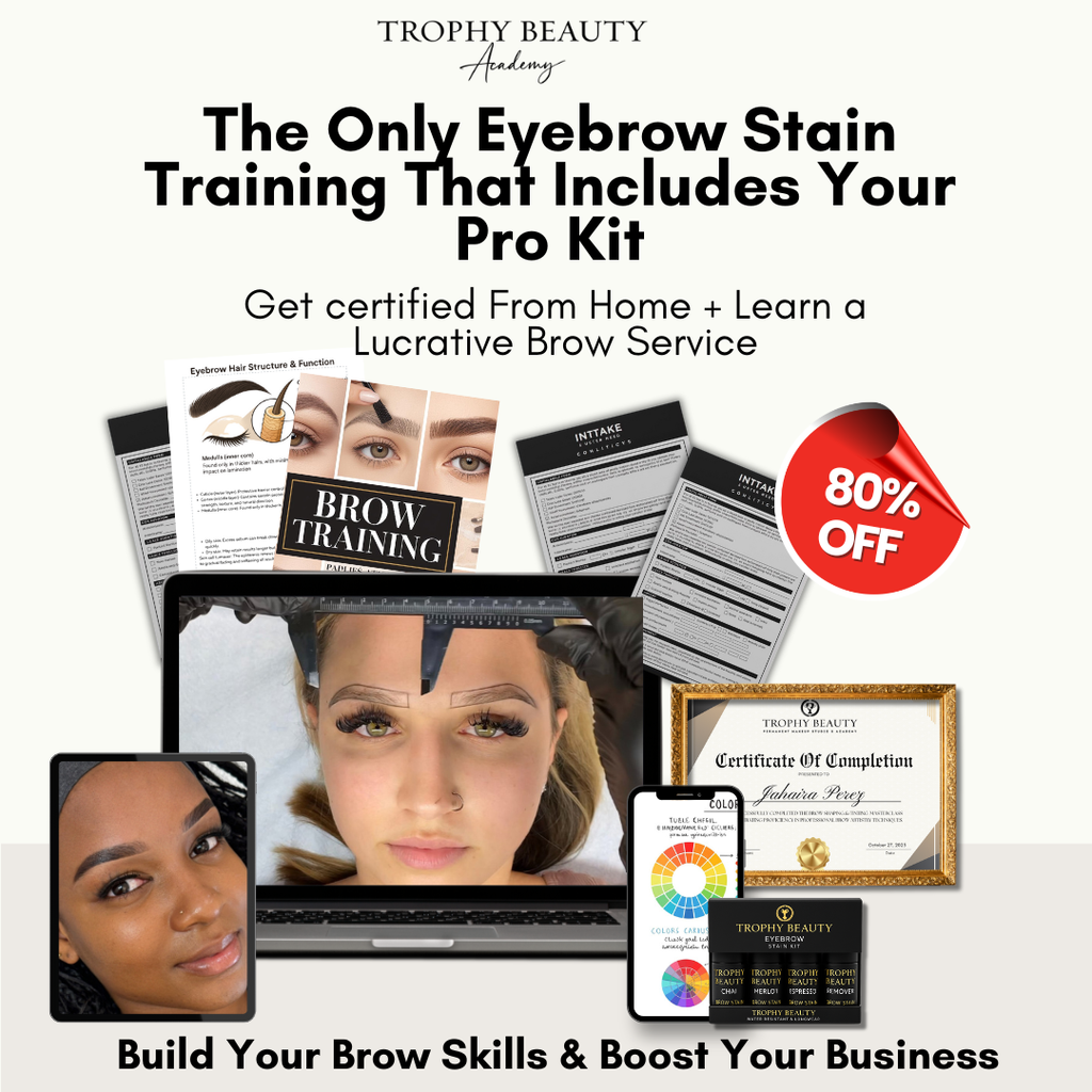 Trophy Beauty Brow Stain & Mapping Course